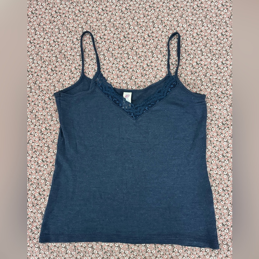 Engel wool silk lace camisole